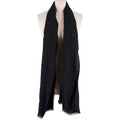 Balenciaga Black Polka Dot Scarf