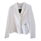 Lanvin Kids 10Y Ivory Peplum Jacket