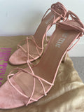 Paris Texas Pink Suede Nicole Sandals