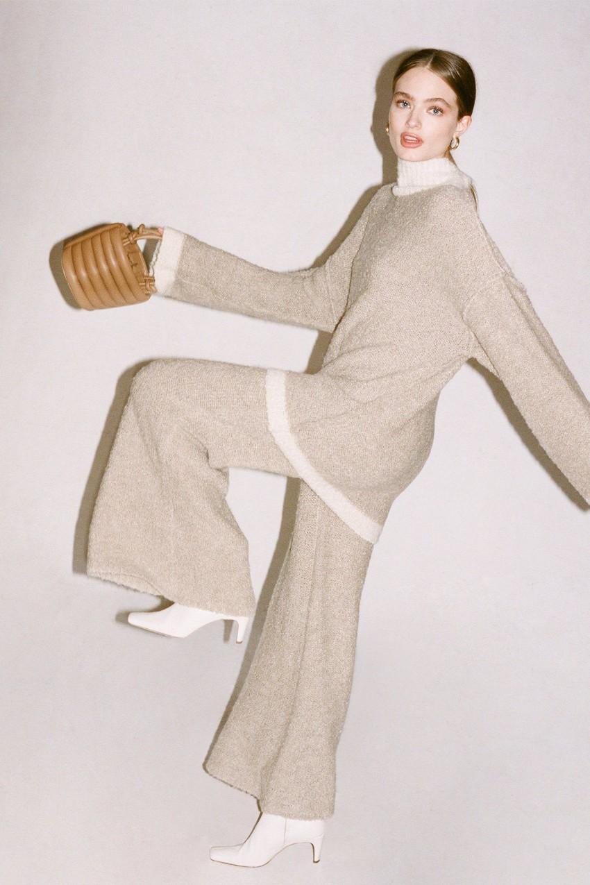 Staud Mushroom Chong Boucle Pants