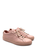 Common Project Pink Leather Low Top Trainers
