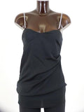 PATRIZIA PEPE Short Assymetrical Camisole Dress with Swarov