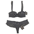 Chantal Thomass Polka-Dot Tulle Pad Strapless Bra & Skirted Thong Set