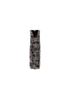 Black Crepe Sequinned Shift Dress