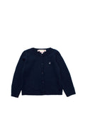 Bonpoint Kids Navy Wool Cardigan