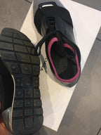 Balenciaga Black/Silver Race Runner Sneakers