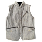 Y3 Yohji Yamamoto Prince of Wales Check Sleeveless Jacket