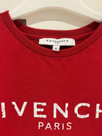 Kids 10Y Red Logo Print T-shirt