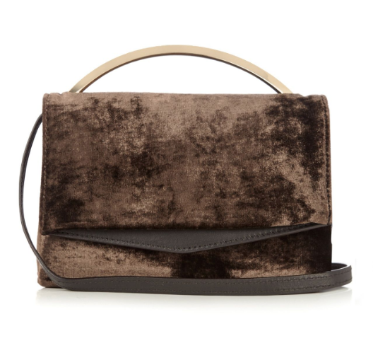 Eddie Borgo Boyd Vanity velvet cross-body bag