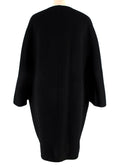 Ermarnno Scervino Black Wool Coat