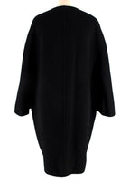 Ermarnno Scervino Black Wool Coat