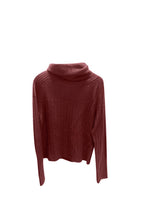 Burgundy Wool Knit Jumper