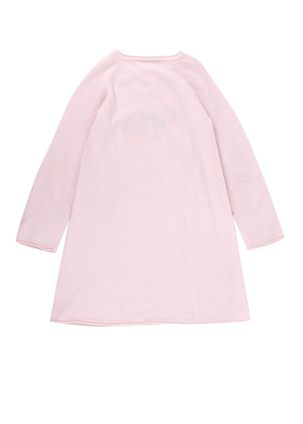 Bons Bonis Pink Cashmere Dress