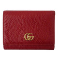 Gucci red Leather Marmont Mini Wallet