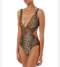 Leopard Print Del Mar One Piece Swimsuit