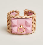 Pink Medor Picnic Sakura cuff bracelet.