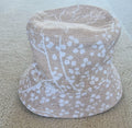 Hermes Beige Gene Les Leopards Terry Towelling Bucket Hat