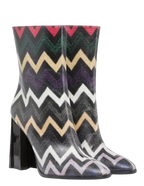Missoni Multicoloured Zig Zag Ankle Boots