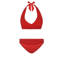Heidi Klein Shape + Drape Red Bikini