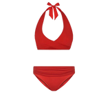 Heidi Klein Shape + Drape Red Bikini