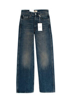 DL 1961 Taylor Barrel Dark Blue Ultra High Rise Jeans