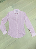 Pink Striped Silk Cotton Shirt