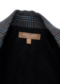 Michael Kors Grey Check Wool Single Breasted Blazer