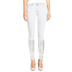 Paige Light grey silver solstice Verdugo ultra skinny jeans