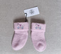 Hermes Pink Cashmere Baby Socks