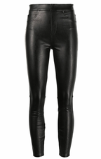 Spanx Black Faux Leather Skinny Trousers