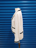 Moschino White Single Breasted Jacket