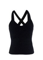 Bottega Veneta Black Sparkle Knitted Vest