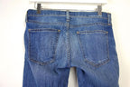 Current/Elliott Cuffed Distressed Jeans