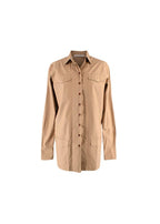 Tan Buttoned Shirt