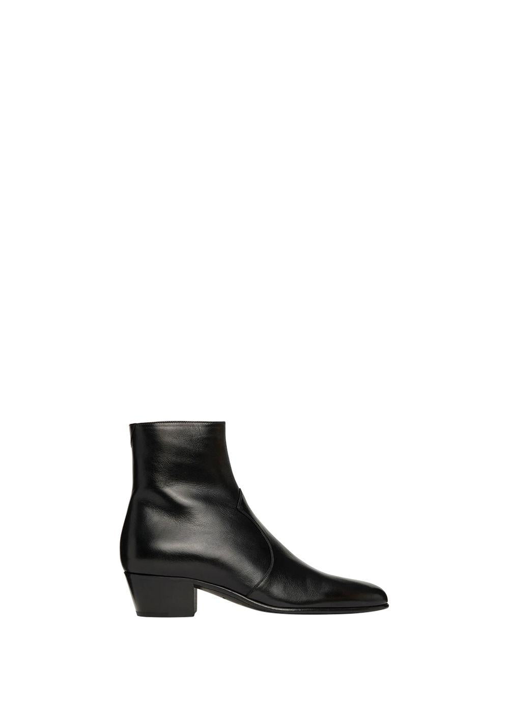 Black Leather Joey 45 Boots