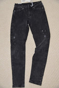 Zoe Karssen Patti Raven Skinny Fit Low Mid Rise Jean Black