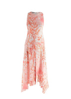 Stella McCartney Coral Anabelle Silk Midi Dress