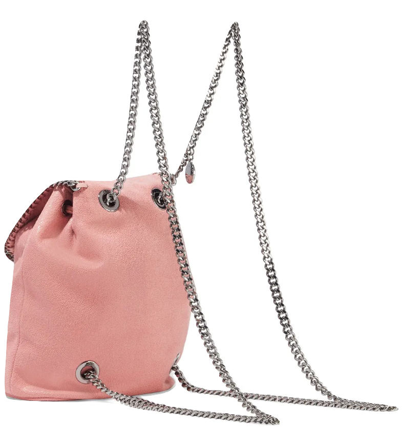 Stella McCartney Pink Faux Leather Falabella Backpack