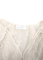 Zimmermann White Lace Midi Dress