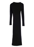 Khaite Black Long Sleeve  Maxi Dress
