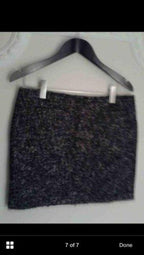 Karl Lagerfeld black & white Fleck Skirt