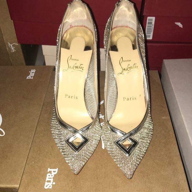 Metallic faux-snakeskin leather Neoalto 100 heeled pumps