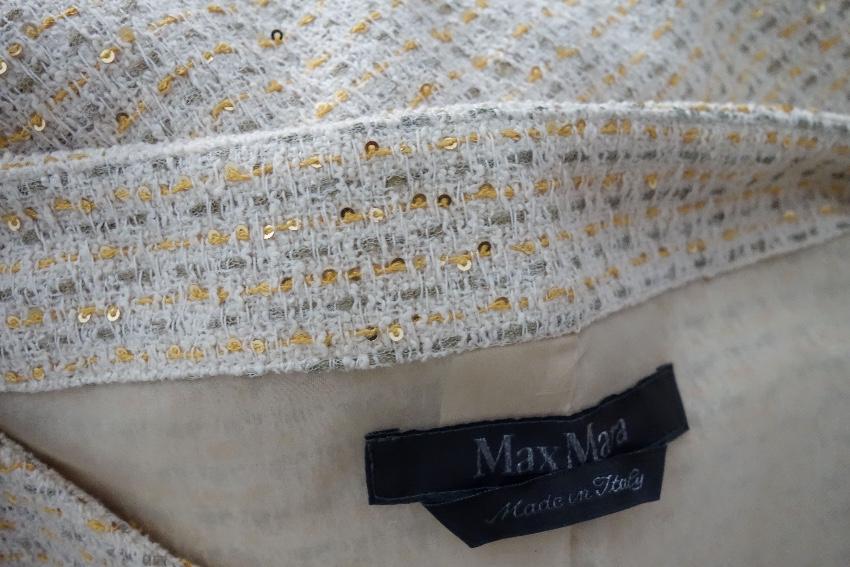 Max Mara Sequin Embellished Cropped Jacket