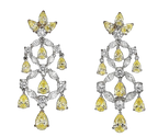 Anabela Chan Canary Chandelier Earrings