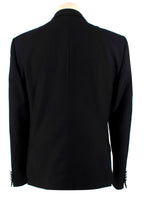 Dolce & Gabbana Black Wool Single Breasted Blazer