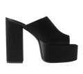 Sasha satin platform pumps