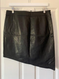 Paige x Rosie HW Frederica Faux Leather Asymmetric Skirt