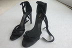 Chloe Suede & Rope Lace Up Sandals