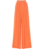Max Mara Dolly Silk Georgette wide leg pants