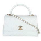Chanel  Quilted Caviar Medium Coco Top Handle Handbag